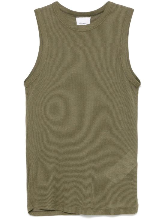  하프보이 민소매 티셔츠 HFW241WTTA067111 032 DARK OLIVE