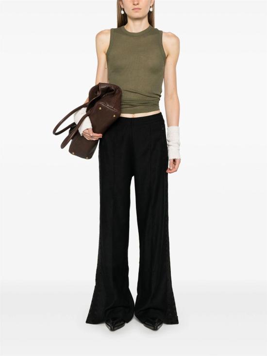  하프보이 민소매 티셔츠 HFW241WTTA067111 032 DARK OLIVE - HALFBOY