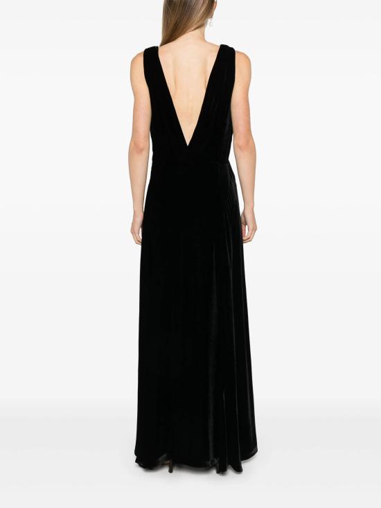 24FW 파로쉬 미디 원피스 D725473RELUR24 013 NERO - PAROSH