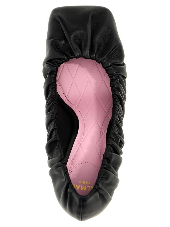 24FW 발망 힐/펌프스 DN0UA072LNAP0PA Black - BALMAIN