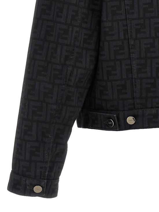  펜디 데님 자켓 FLF799AT1BF0GME Black - FENDI