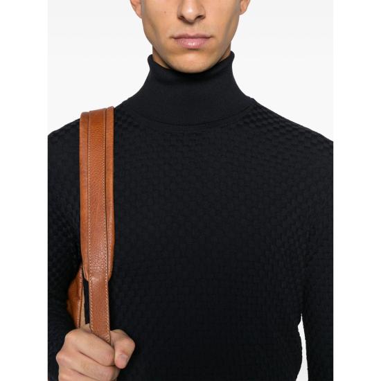  고즈 보태니컬 터틀넥 141 BLU BLUE - GOES BOTANICAL