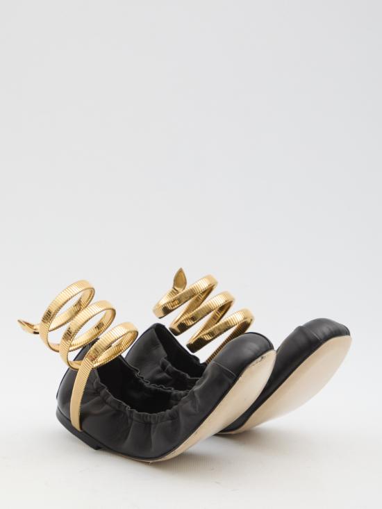  르네 카오빌라 플랫 슈즈 C12186010 BLACK - RENE CAOVILLA