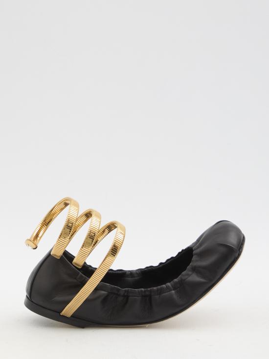  르네 카오빌라 플랫 슈즈 C12186010 BLACK