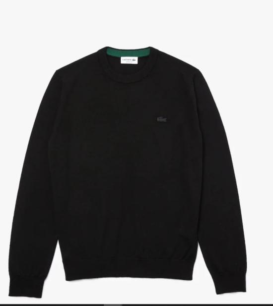  라코스테 스웨터 AH1969 Black - LACOSTE