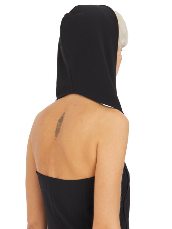 24FW 쿠레쥬 숏 원피스 I424CRO526PL019999 Black - COURREGES