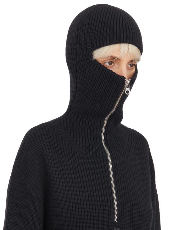  쿠레쥬 스웨터 I324MPU182FI009999 Black - COURREGES