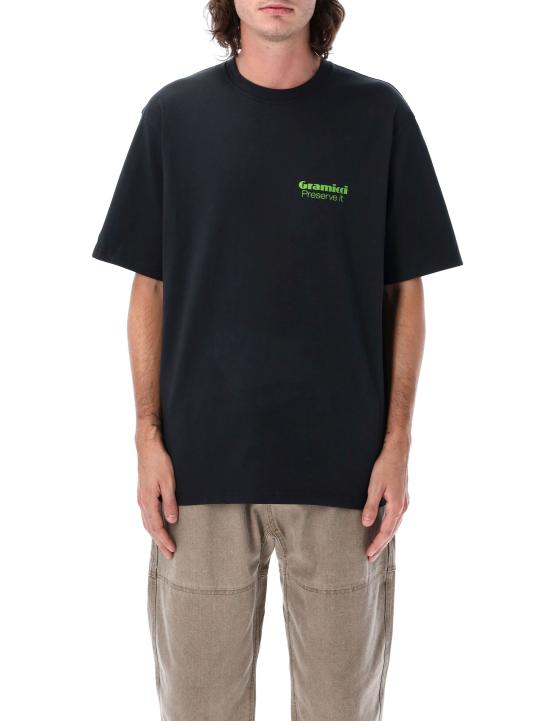 24FW 그라미치 반팔 티셔츠 G4FU T100 VNTBLACK VINTAGE BLACK