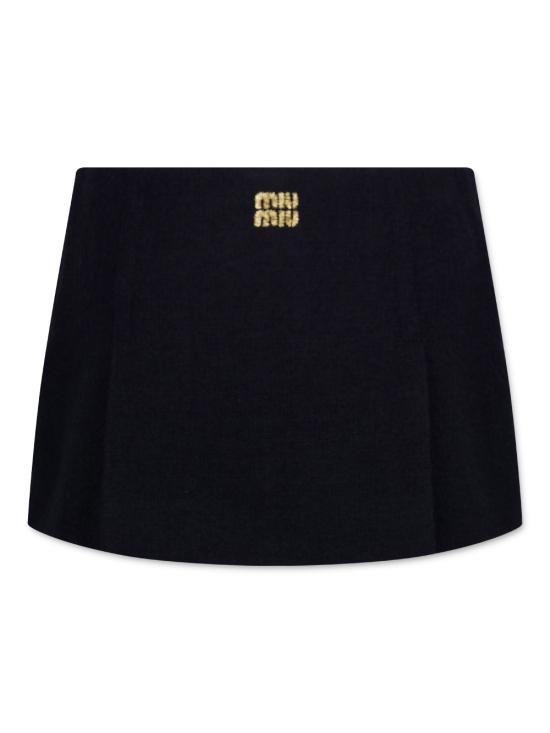  미우미우 숏 스커트 MG2157SOOO 13RL F0008 BLEU - MIU MIU