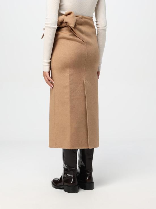 24FW 막스마라 미디 스커트 2421106053600 001 Camel - MAX MARA