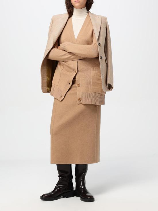 24FW 막스마라 미디 스커트 2421106053600 001 Camel - MAX MARA