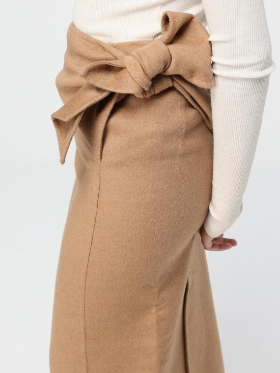 24FW 막스마라 미디 스커트 2421106053600 001 Camel - MAX MARA