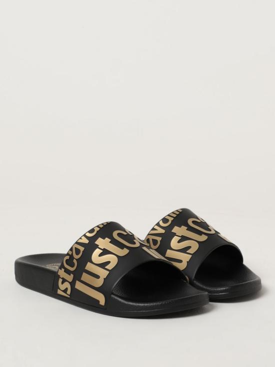  저스트까발리 뮬/슬리퍼 76QA3SZ1ZS785 PL9 Black 1 - JUST CAVALLI