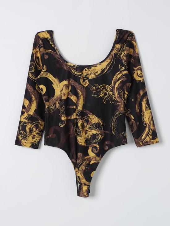  베르사체 긴팔 티셔츠 76HAM221JS292 G89 Black - VERSACE