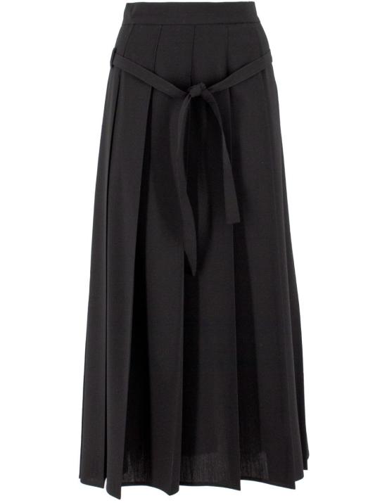 24FW 파비아나 필리피 롱 스커트 GND214F349D714 825 825 NERO