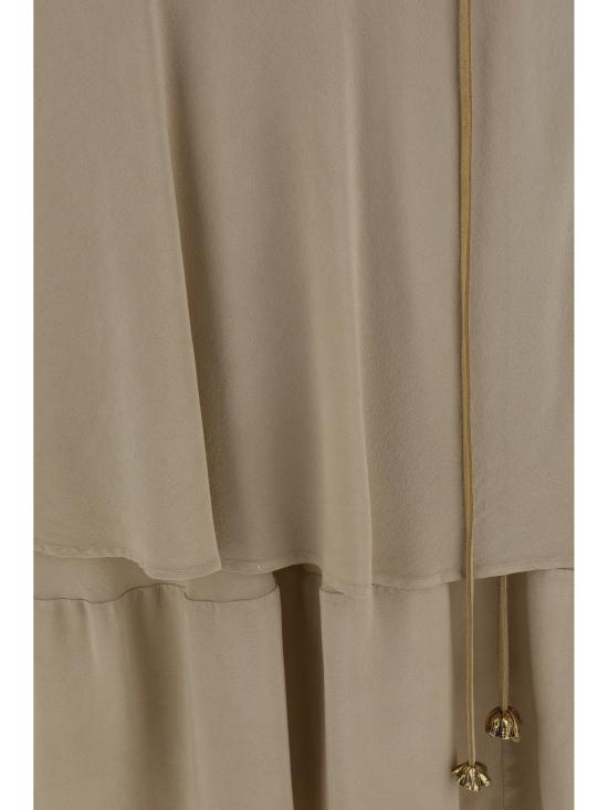  퀴라 롱 스커트 Q221SX Q0027 BEIGE - QUIRA