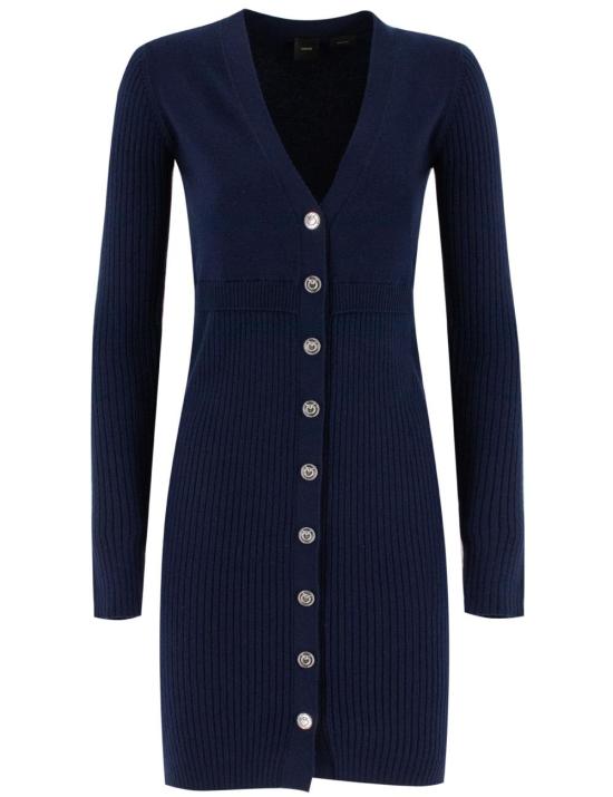 24FW 핑코 미디 원피스 104017 A15S G03 G03 BLU MARINO CUPO