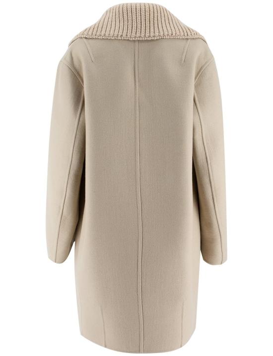 24FW 에르마노 설비노 코트 D456D334CMHNG 41107 41107 OYSTER GRAY CORDA - ERMANNO SCERVINO