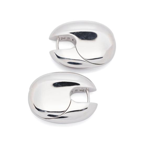 24FW 톰우드 이어링 101341 PEBBLE L SILVER - TOM WOOD