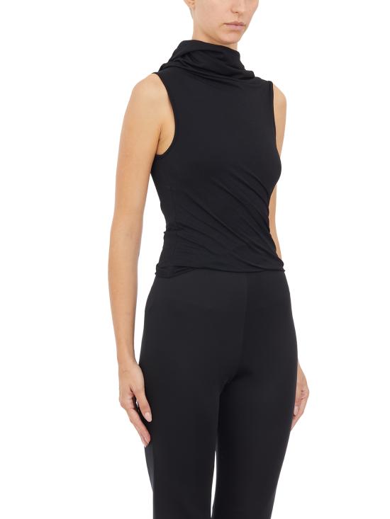 24FW 릭 오웬스 민소매 티셔츠 ILI02D5221CVI09 Black - RICK OWENS