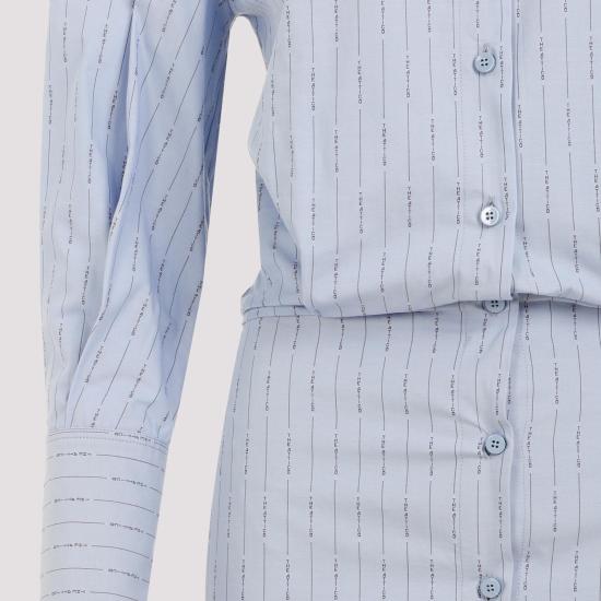  디 아티코 숏 원피스 242WCA93 C078 600 BLUE NAVY SKY - THE ATTICO