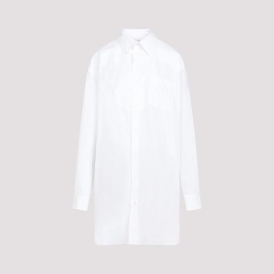  마르지엘라 셔츠 S51DT0014 S43001 100 OPTIC WHITE - MAISON MARGIELA