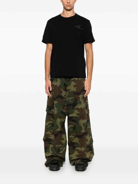 24FW 사카이 반팔 티셔츠 240830S 001 Black - SACAI