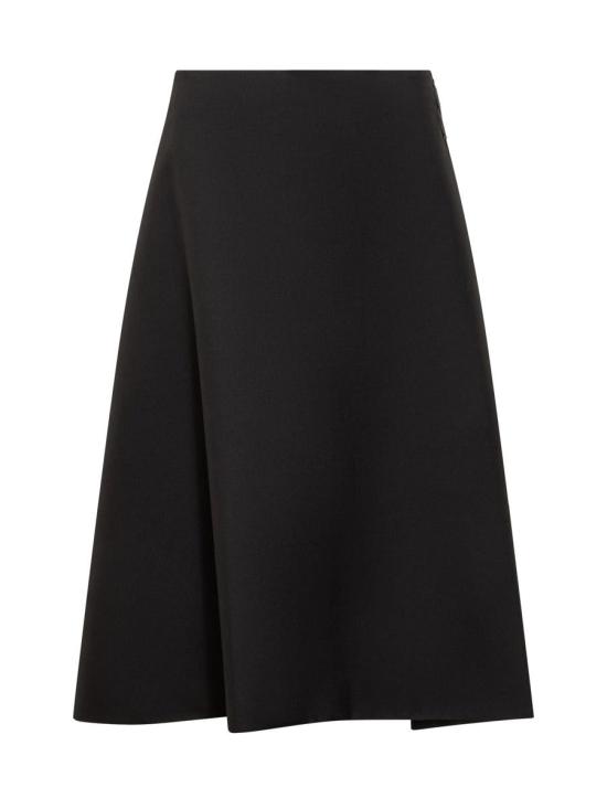 24FW 마르니 미디 스커트 GOMA0678SUTW839 00N99 Black