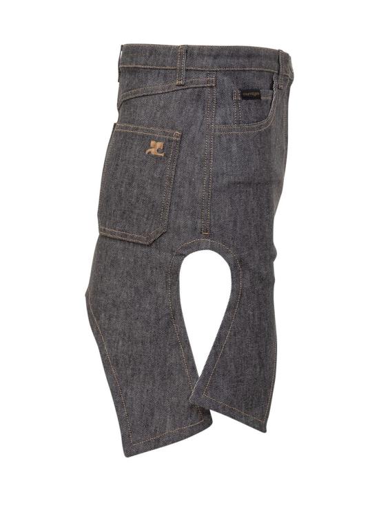 24FW 쿠레쥬 데님 스커트 424DJU210DE0035 9011 BLUE - COURREGES