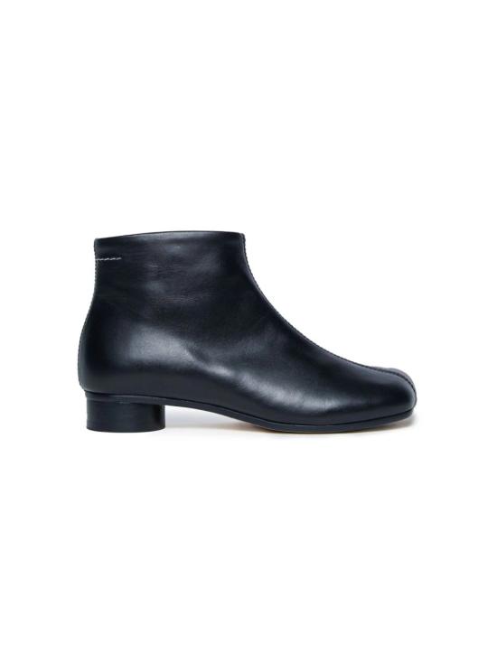 24FW [주니어] MM6 메종마르지엘라 미들 부츠 78106 3 Black - MM6 MAISON MARGIELA