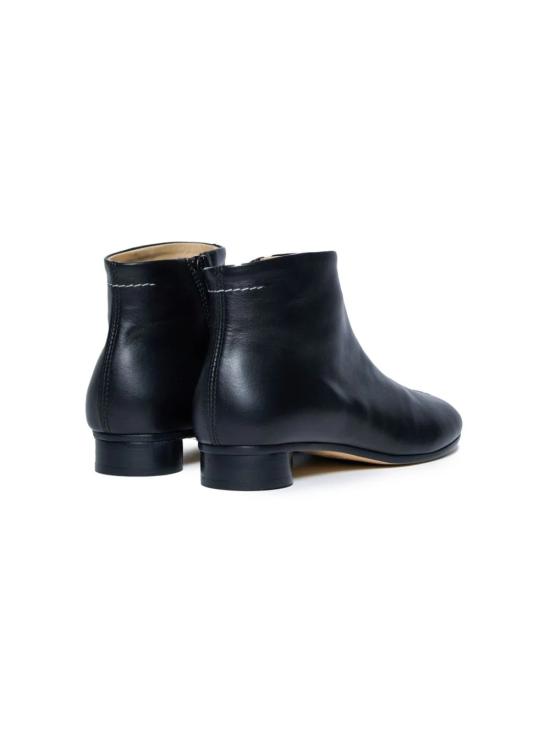 24FW [주니어] MM6 메종마르지엘라 미들 부츠 78106 3 Black - MM6 MAISON MARGIELA