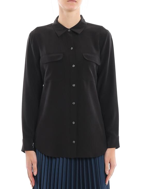  이큅먼트 셔츠 Q23E231TRUEBLACK Black - EQUIPMENT