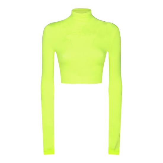 24FW 발렌시아가 터틀넥 7891304E3B47200 FLUO YELLOW