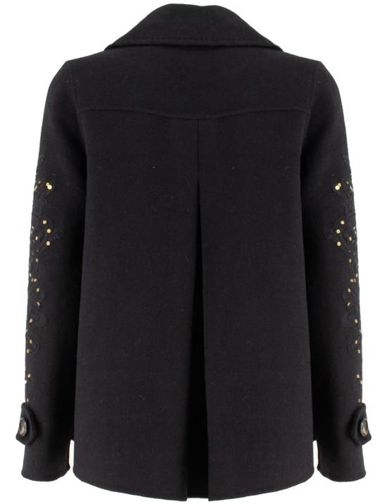 24FW 에르마노 피렌제 코트 D45ED049EQ1 MF099 MF099 NERO - ERMANNO FIRENZE