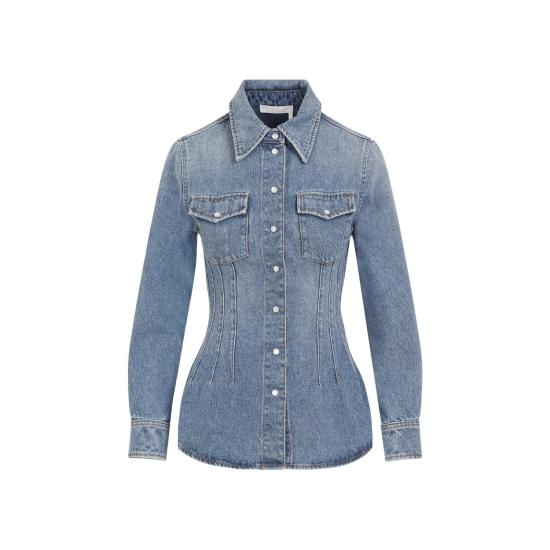  끌로에 스커트 CHC24SDH01159 470 FOGGY BLUE