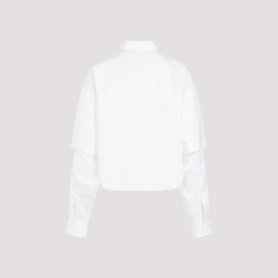  오프화이트 셔츠 OWGE022S24FAB003 0101 WHITE WHIT - OFF WHITE
