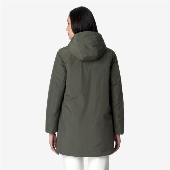 24FW 까웨 패딩 K71326W 7 GREEN - K-WAY