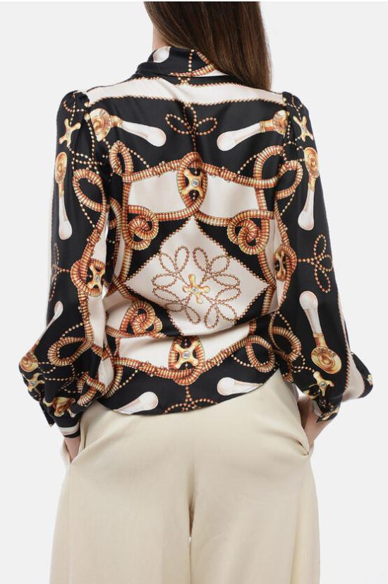  모스키노 블라우스 02025456J1555 Multicolor - MOSCHINO