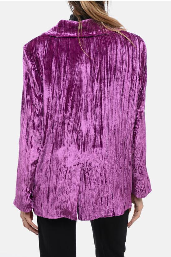  슬립노모어 자켓 BLAZER VELL CUPRO CICLAMINO Violet - SLEEP NO MORE