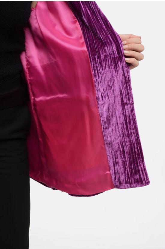  슬립노모어 자켓 BLAZER VELL CUPRO CICLAMINO Violet - SLEEP NO MORE