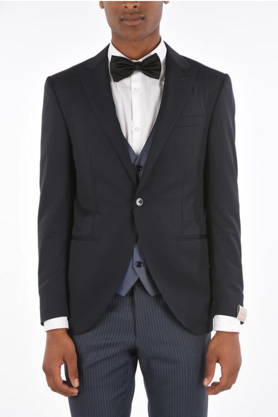  꼬르넬리아니 수트 세트 838092 9110042 001 Blue - CORNELIANI