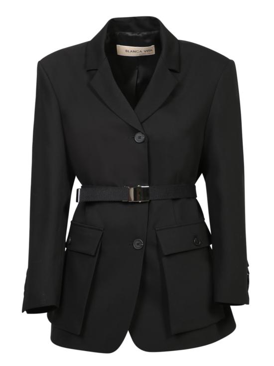 24FW 블랑카 비타 자켓 GENOVA 0334 ONICE BLACK