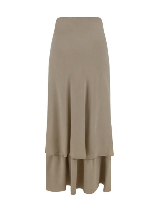  퀴라 롱 스커트 Q221SX Q0027 Beige - QUIRA