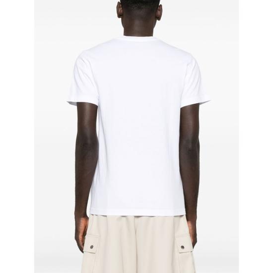 24FW 스포티앤리치 반팔 티셔츠 TO043505300WH WH RD WHITE - SPORTY & RICH