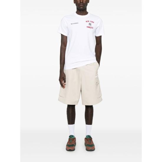 24FW 스포티앤리치 반팔 티셔츠 TO043505300WH WH RD WHITE - SPORTY & RICH