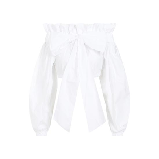  파투 블라우스 TO0430017 001W WHITE