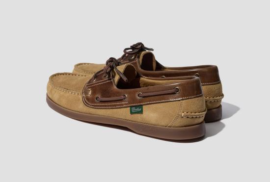  파라부트 로퍼 BARTH / MARINE MARRON - LISSE NATUREL/VELOURS FAUVE 780549 - PARABOOT