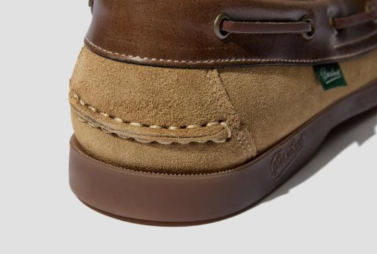  파라부트 로퍼 BARTH / MARINE MARRON - LISSE NATUREL/VELOURS FAUVE 780549 - PARABOOT