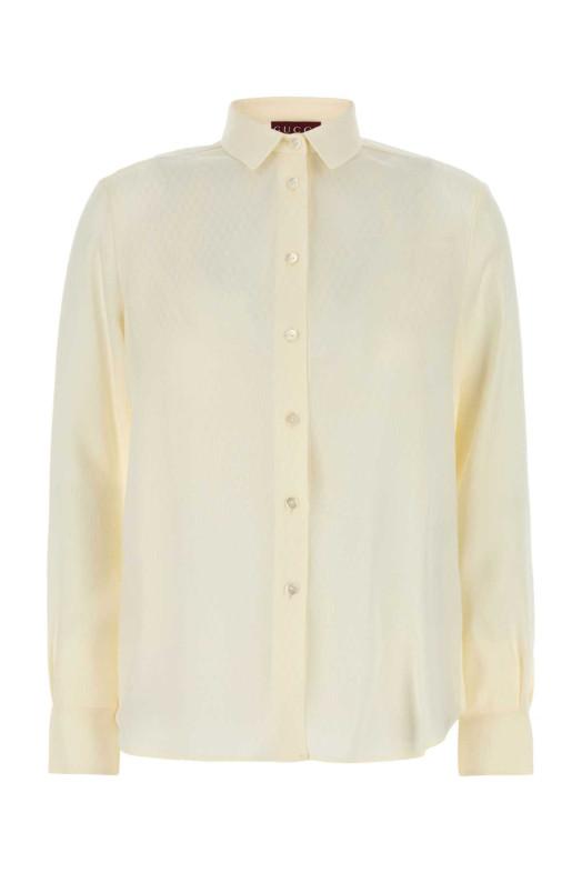 25FW 구찌 실크 자카드 셔츠 및 브라 세트  788991ZAQRU 9200