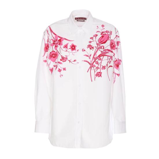 24FW 구찌 셔츠 788840ZAJP1 9692 WHITE MIX